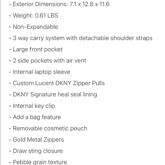 DKNY Rapture Backpack - Picture 5 of 6